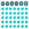 56Pcs 4 Styles Silicone Beads FIND-TA0010-75A-1