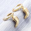 Chili Brass Hoop Earrings EJEW-Q015-17G-1