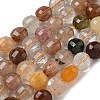 Natural Rutilated Quartz Beads Strands G-B099-A01-01-5