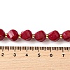 Natural Quartz Dyed Beads Strands G-U023-A02-07-5