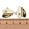 Ocean Alloy Enamel Pendants ENAM-B041-01H-2