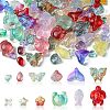 120Pcs 12 Style Transparent Glass Beads Sets GLAA-FS0001-69-2