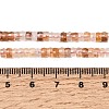 Natural Hematoid Quartz/Ferruginous Quartz Heishi Beads Strands G-A299-A19-01-5