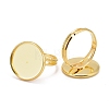 Brass Pad Ring Findings KK-J110-G-1