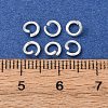 Brass Open Jump Rings KK-G604-08S-24-3