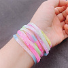 10Pcs 10 Colors Luminous Elastic Silicone Wristbands FS-WG75BF8-01-3