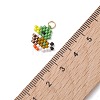 Glass Seed Beaded Pendants PALLOY-MZ01293-01-4