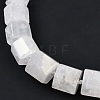 Natural Quartz Crystal Hexagon Prism Graduated Beaded Necklaces for Women Men NJEW-K388-03A-2