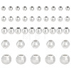   40Pcs 5 Style 925 Sterling Silver Beads Spacer STER-PH0001-70-1