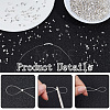 3500Pcs Brass Crimp Beads KK-PA0001-13S-6
