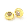 Brass Stopper Beads KK-K382-14B-G-1