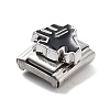 Piano 304 Stainless Steel Enamel Connector Charms STAS-L023-007C-2