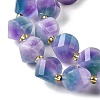 Natural Quartz Dyed Beads Strands G-U023-A02-16-4