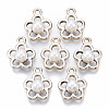 ABS Plastic Imitation Pearl Pendants OACR-R248-001LG-1