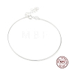 925 Sterling Silver Bangles LS-BJEW-G681-01B-S-1