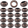 100Pcs Tibetan Style Rondelle European Beads FIND-SP0002-27-1