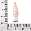 Brass Enamel Pendants KK-H092-08G-05-3