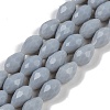 Opaque Solid Color Beads Strands EGLA-N013-P8mm-D05-1