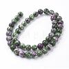 Natural Gemstone Beads Strands G-G086-8mm-1-4