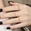 304 Stainless Steel Finger Rings for Couple FS-WG36BBF-04-2