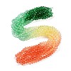Transparent Painted Glass Beads Strands LS-DGLA-A034-T8mm-A04-1
