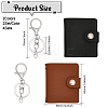 4 Sest 2 Colors 2 Inch Leather Cover Mini Photocard Holder Book AJEW-CA0003-95-2