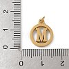 304 Stainless Steel Charms
with Jump Ring LS-STAS-R001-02G-M-3