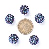 Resin Rhinestone Beads RESI-A003-4-4
