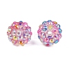 AB-Color Resin Rhinestone Beads RESI-S315-12x14-11-3