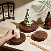 3Pcs 3 Sizes Round Wood Display Riser Stands AJEW-WH0410-252-3