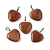 Synthetic Goldstone Pendants G-G956-B15-FF-2