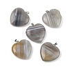 Natural Banded Agate Pendant GG-K002-12A-15-1