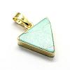 Synthetic Turquoise Pendants G-P201-11-2