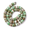 Handmade Polymer Clay Beads Strands CLAY-R089-8mm-T003-7