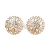 1-Hole Alloy Rhinestone Shank Buttons FIND-XCP0003-53-1