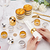   12Pcs 2 Colors Iron Napkin Rings AJEW-PH0011-37-3