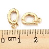 Brass Micro Cubic Zirconia Enhancer Shortener Bails X-KK-Q789-01G-3