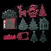 10 Pcs Christmas Theme Scrapbook Paper Set DIY-Z032-03C-1