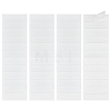 4 Sheets Silicone Anti-slip Grip Tape AJEW-BC0011-32-1