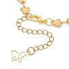 304 Stainless Steel Butterfly Link Chain Bracelet Making AJEW-JB01597-4