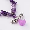 Natural Mixed Stone Stretch Bracelets BJEW-JB02527-3