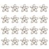 20Pcs Star Rhinestone Cloth Patches DIY-FG0010-20-1