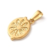 304 Stainless Steel Pendants SA-CBA2A5E-01G-06-2