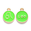 Alloy Enamel Pendants LS-X-ENAM-S124-01A-06G-1