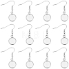 60Pcs 304 Stainless Steel Earring Hooks STAS-BBC0009-93B-7