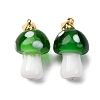 Handmade Lampwork Pendants LAMP-S069-08G-03-1