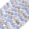 Electroplated Glass Beads Strands EGLA-A048-01A-08-1