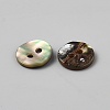 2-Hole Shell Buttons BUTT-WH0030-71C-2