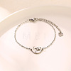 304 Stainless Steel Link Bracelets WGDD040-08-1