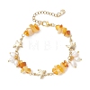 Natural Cultured Freshwater Pearl Beads Charm Bracelets BJEW-JB13767-01-2